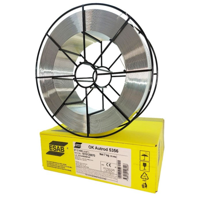 Esab OK Autrod 5356 Aluminium MIG Wire 1.2 mm 7 Kg