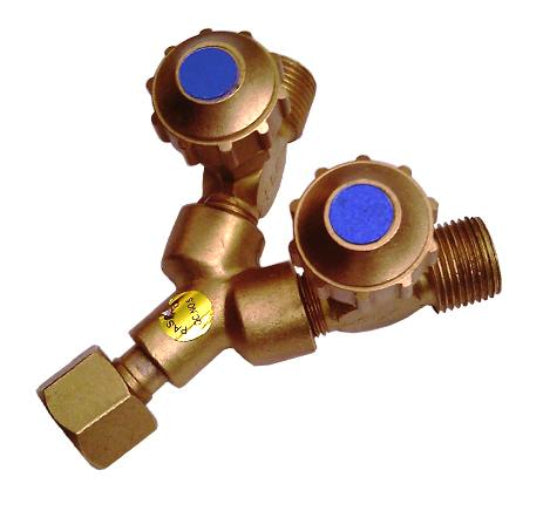Twin Gas Welding Hose Adapter Rh.