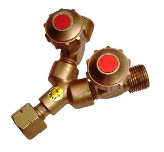 Twin Gas Welding Hose Adapter L.H.