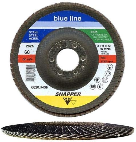 Sia Snapper 115 X 60 Grit Flap Disc