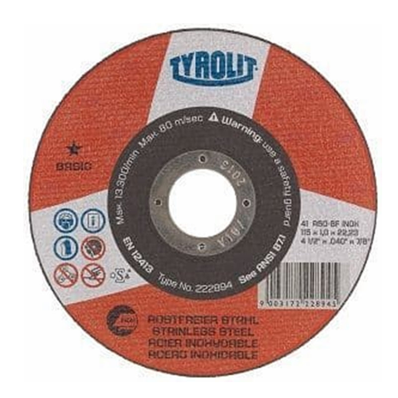 Tyrolit 115 x 1.0mm 2in1 Slitting Disc