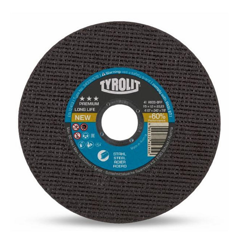 Tyrolit Tyrolution 7'' 1.6mm Inox Slitting Discs