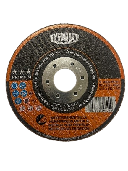 Tyrolit 115 x 2.5mm Aluminium Cutting Disc