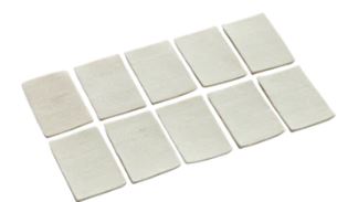 TIG Brush Etching Felt Pads 38 x 90mm (Pack 100)