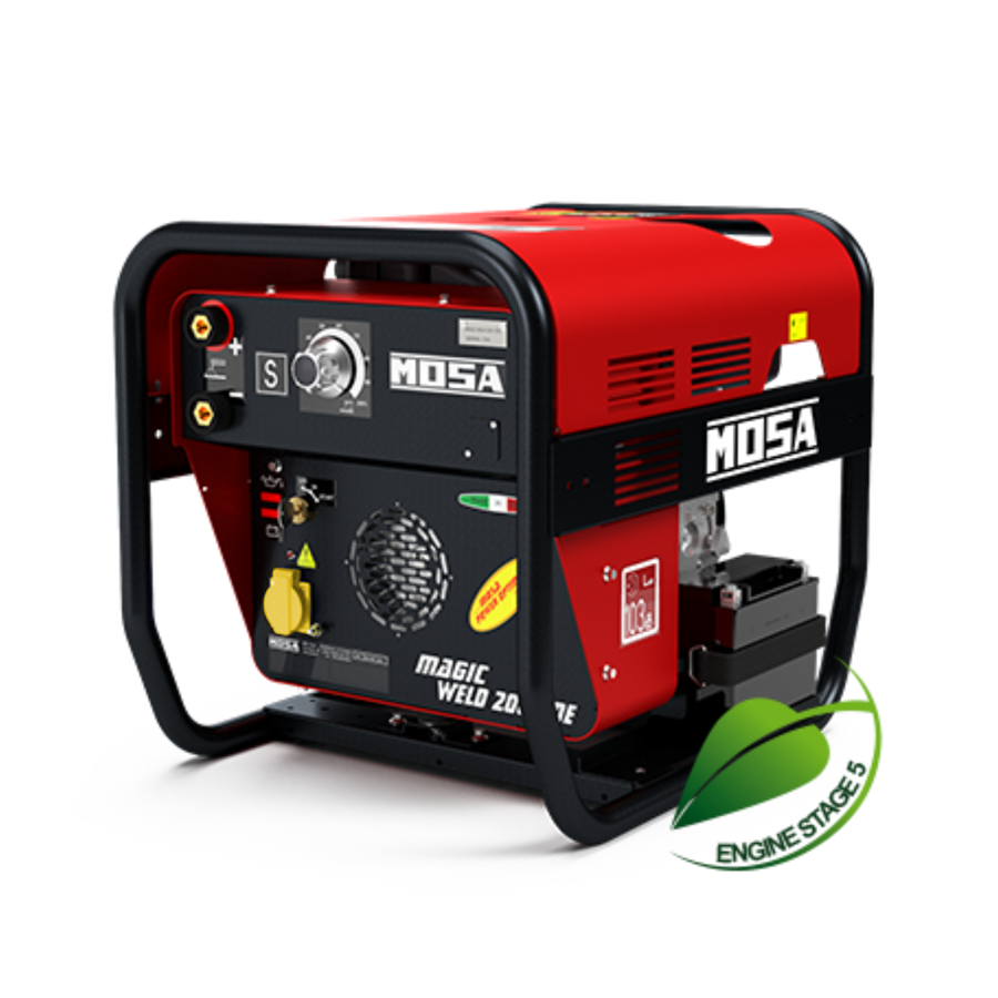 Mosa Magic Weld 200 YDE-Electric Start Diesel 