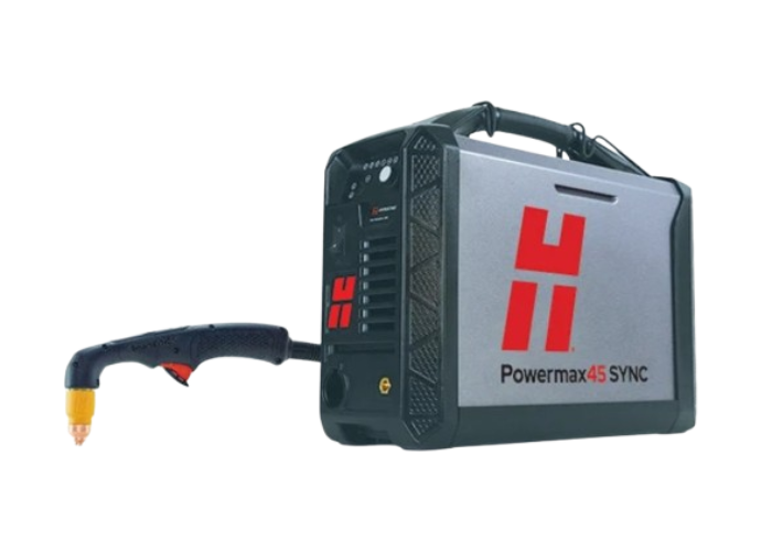 Powermax45 Sync welding machine on a white background