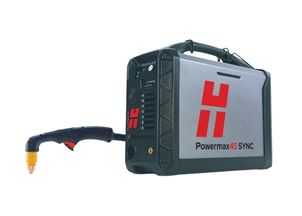 Powermax45 Sync welding machine on a white background