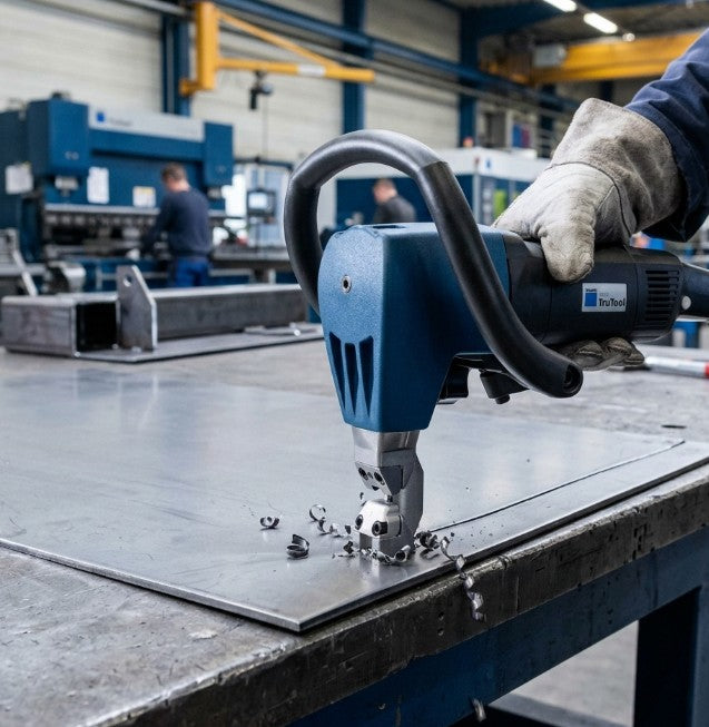 Trumpf N700 nibbler cutting flat sheet metal