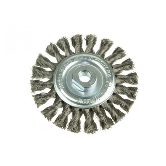 Lessmann Conical Stainless Wire Brush 115mm X M14
