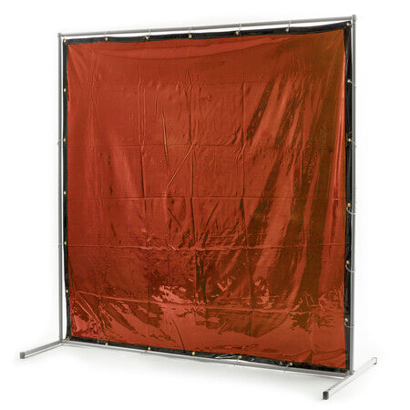 Amber Hi-vis Welding Curtain 6' X 8'