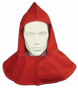Welders Balaclava Hood Red C/W Cape