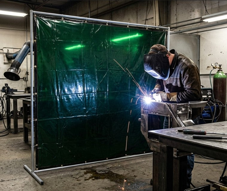 low visibility Welding curtain screen and equipment